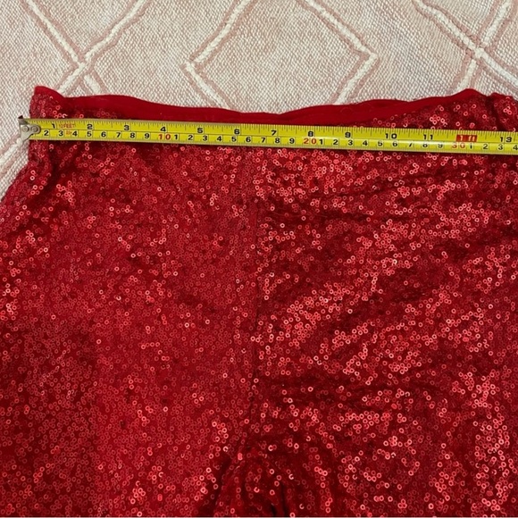 “Red Hot sequin leggings..selling the entire ensemble, top, leggings and boots.. - Picture 5 of 5